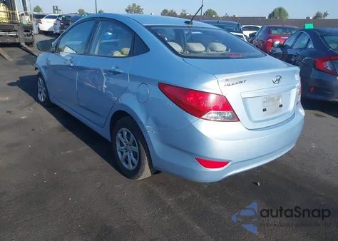 2012 Hyundai Accent Gls from USA, damaged, VIN KMHCT4AEXCU231860
